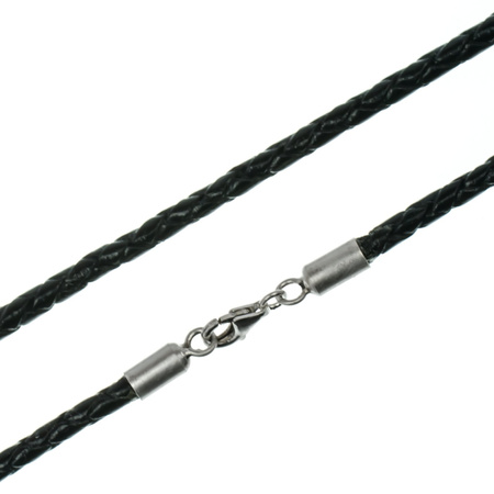 Leather Strap with Silver 925 Clasp